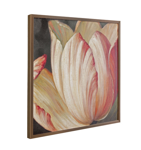 The Secret Garden - Detail Framed Print - Pink
