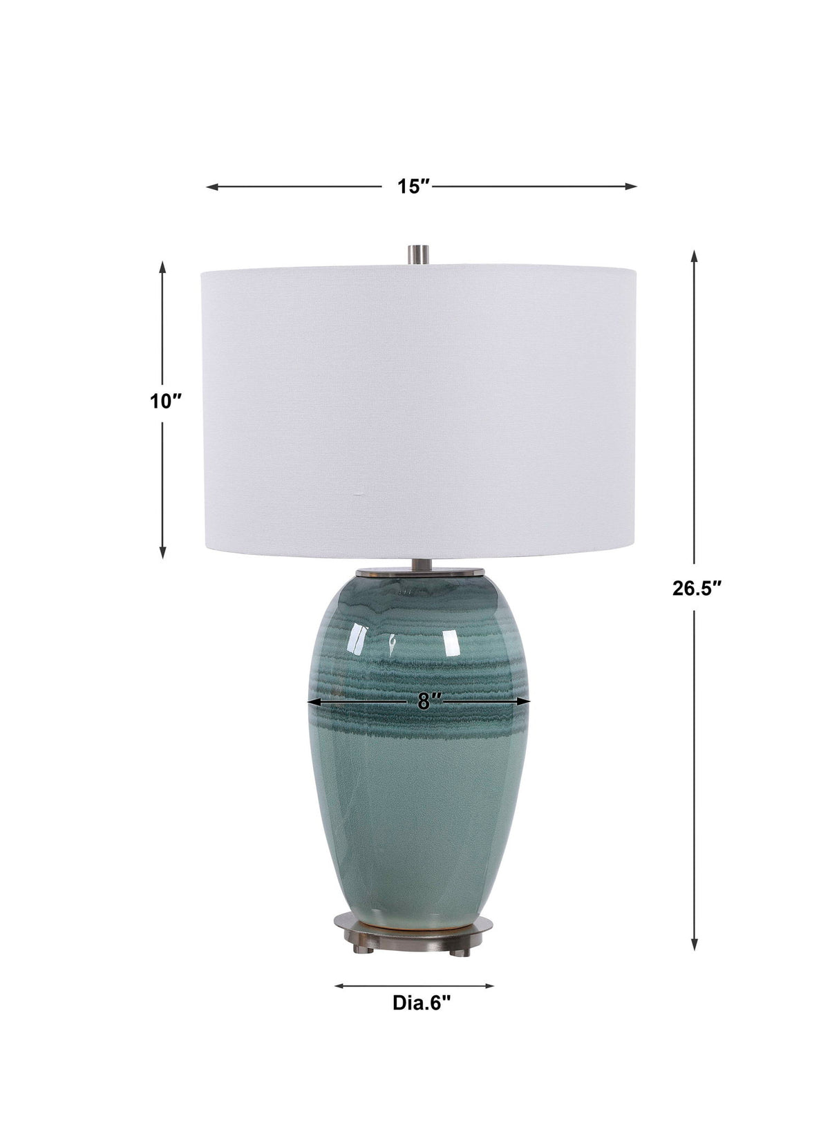 Caicos - Table Lamp - Teal