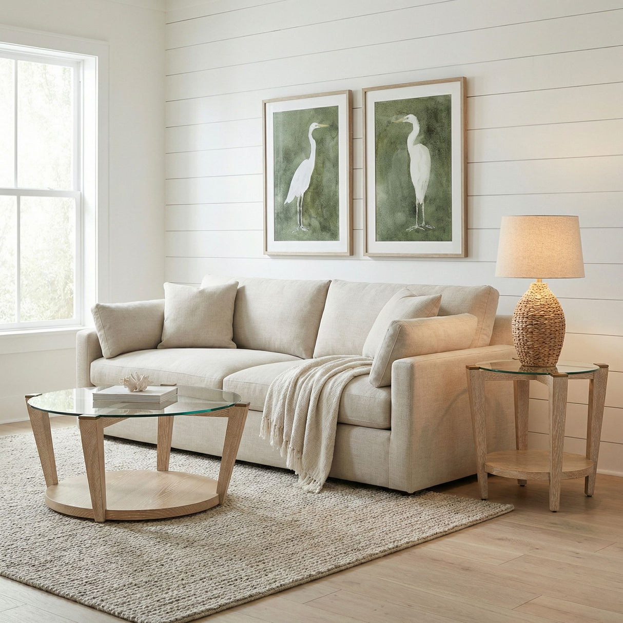Dunes - End Table - Bleached Oak