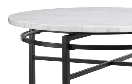 Hadley - Dining Table - Black / White