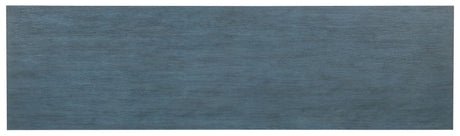 Melange - Round Valley Three Door Entertainment Credenza - Blue
