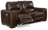 Alessandro - PWR REC Loveseat/Con/Adj HDRST - Walnut