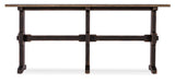 Americana - Trestle Console Table - Dark Brown