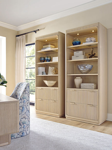 Montreux - Montreux Bookcase - Light Brown
