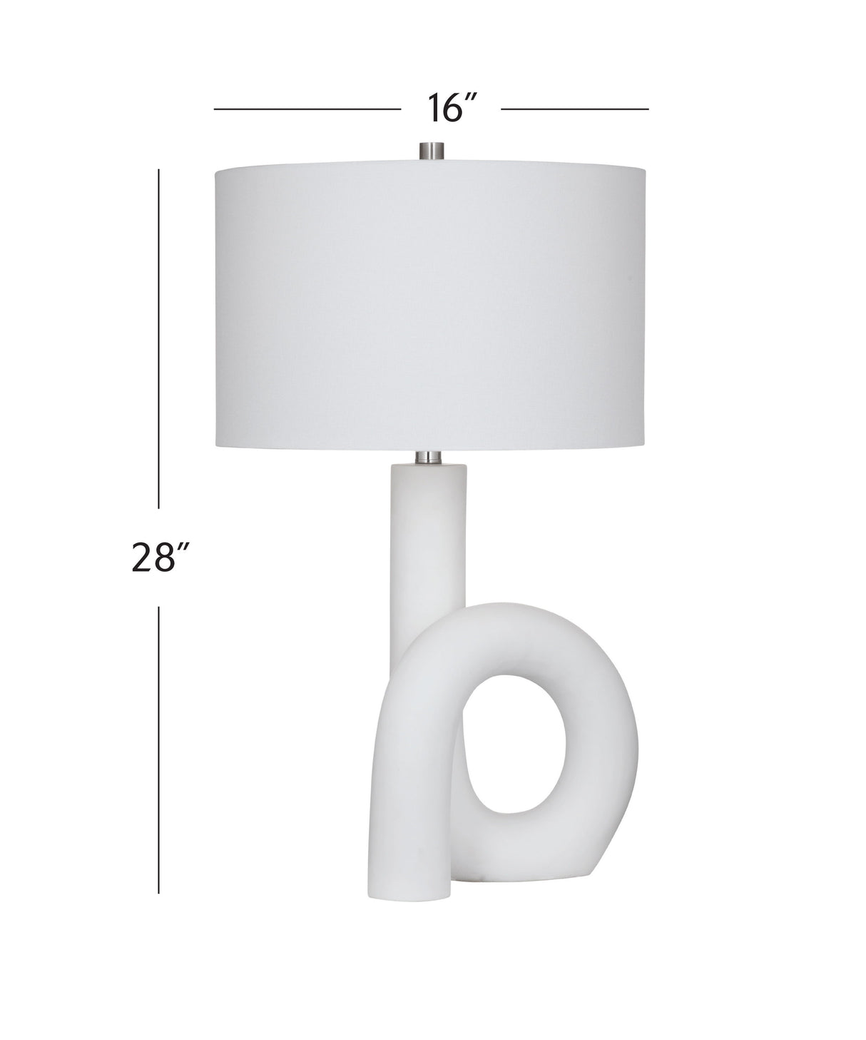 Alexx - Table Lamp - Matte White