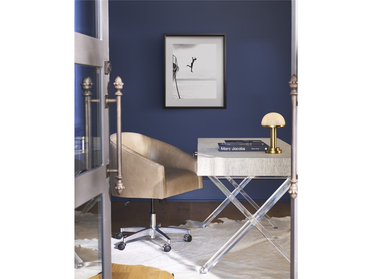 Oasis - Seascape Writing Desk - Gray / White