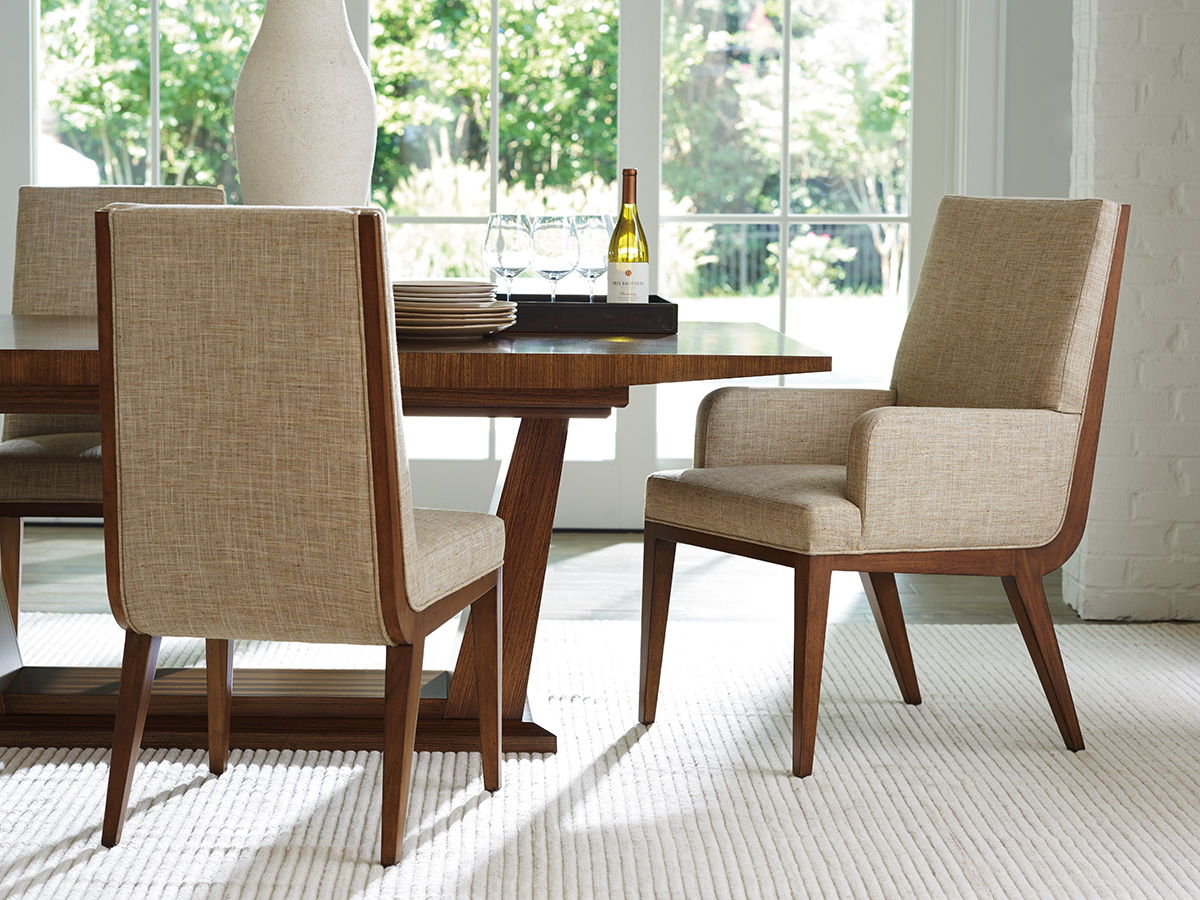 Kitano - Marino Upholstered Arm Chair - Beige