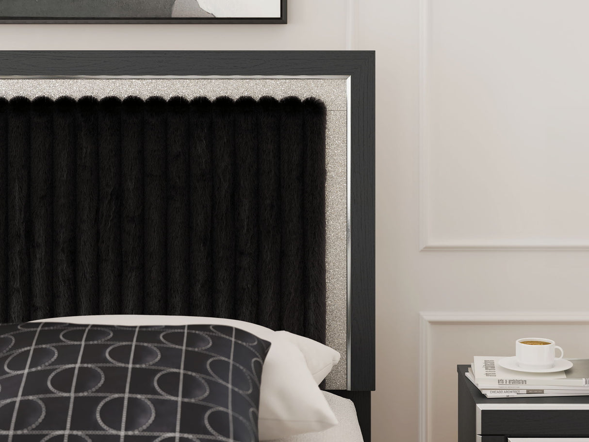 Zuraleus - Upholstered Panel Platform Storage Bed