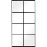 Rousseau - Iron Window Mirror - Black