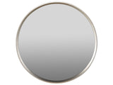 Nomad - Round Mirror - Pearl Silver