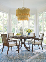 Rendezvous - Warwick Round Dining Table - Dark Brown