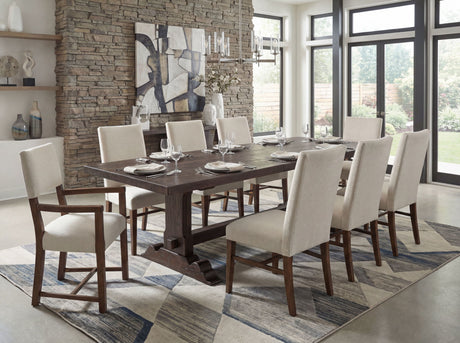 Driftwood - Upholstered Side Chair (Set of 2) - Beige / Worn Saddle