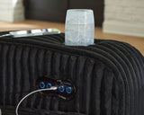 Forest Lake - Power Recliner With Adj Headrest - Black
