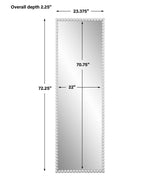 Serna - Tall Mirror - White