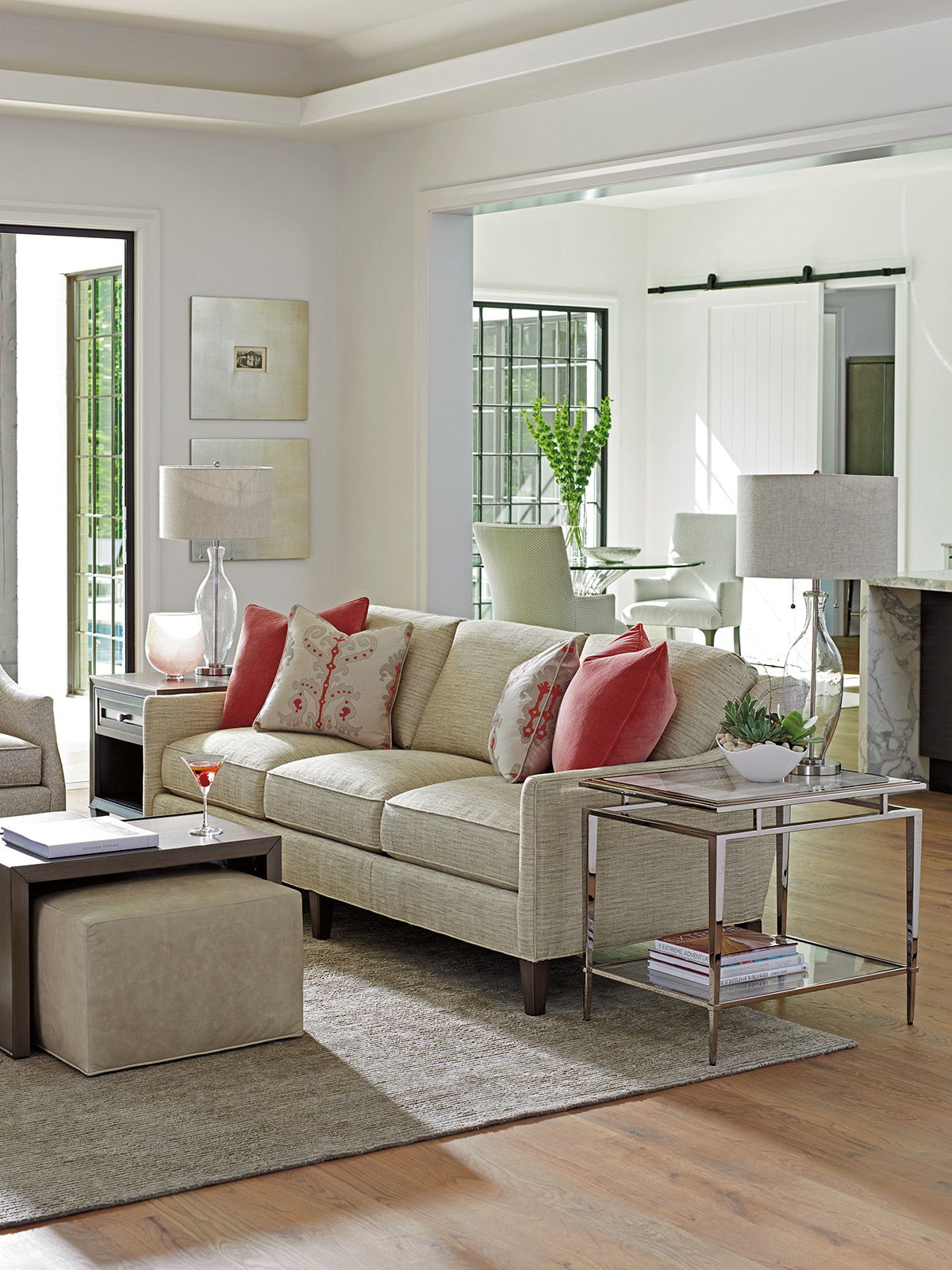 Ariana - Savona Cocktail Ottoman With Slide