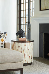Park City - Crescent Commode End Table - Beige