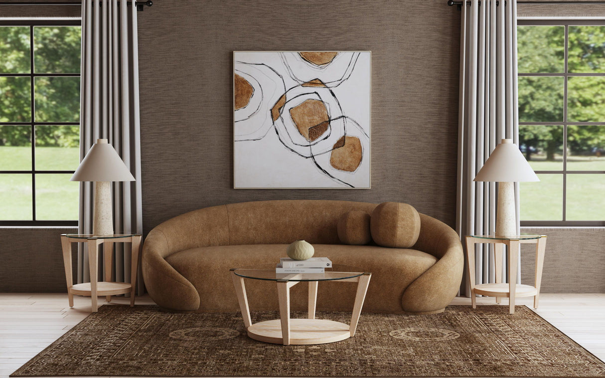 Berks - Table Lamp - Textured Cream