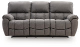 Bakerstein - Power Reclining Sofa With Adjustable Headrest - Galaxy