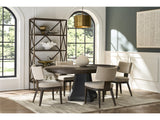 Montclair - Cinder Dining Table - Dark Brown / Dark Gray
