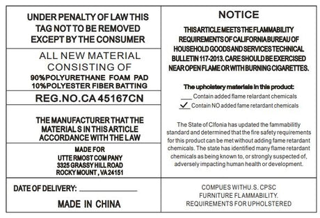 Arles - Shearling Brass Ottoman