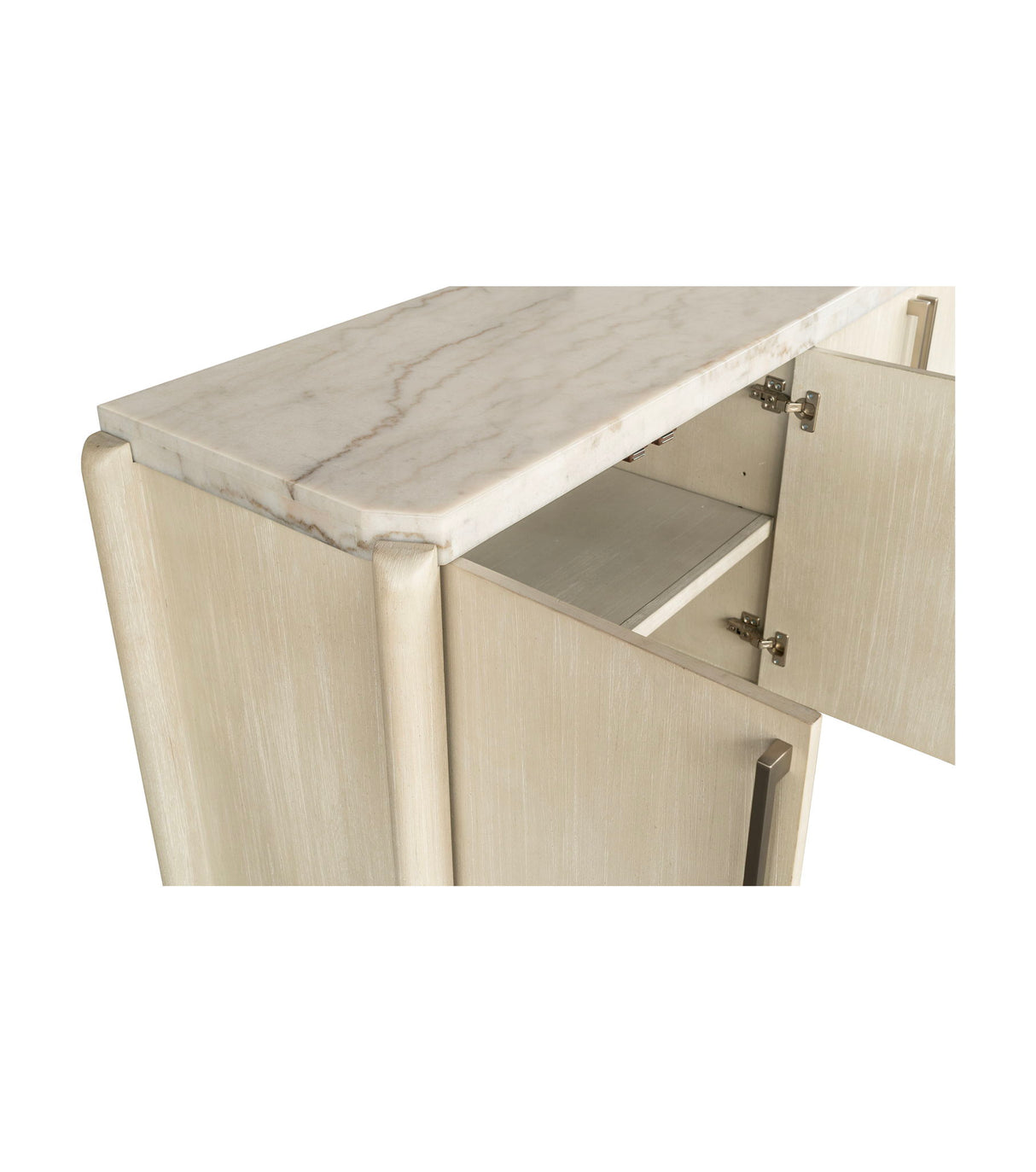 Gavin - Server - Driftwood Oak / White Marble