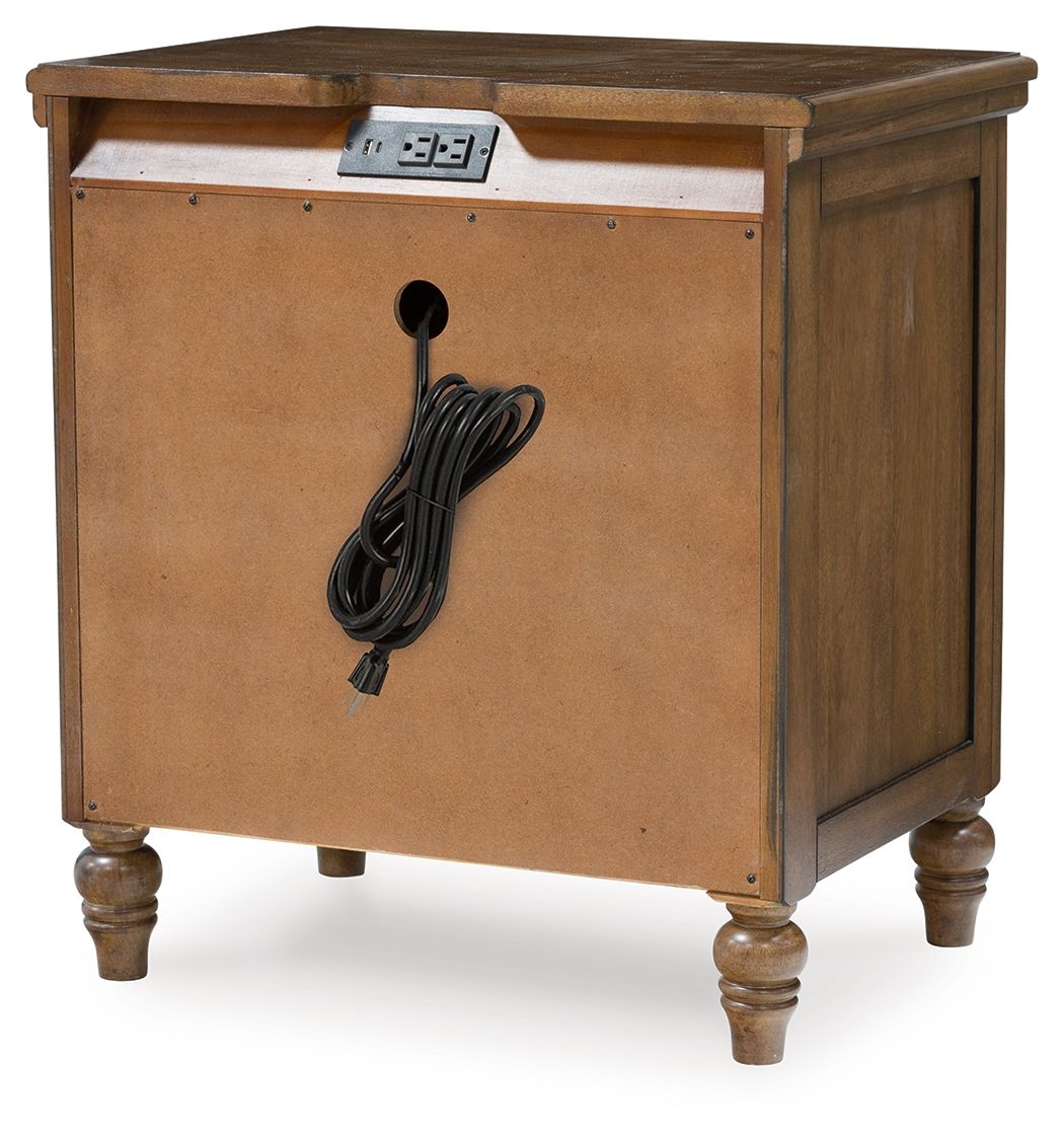 Sturlayne - Brown - Three Drawer Night Stand