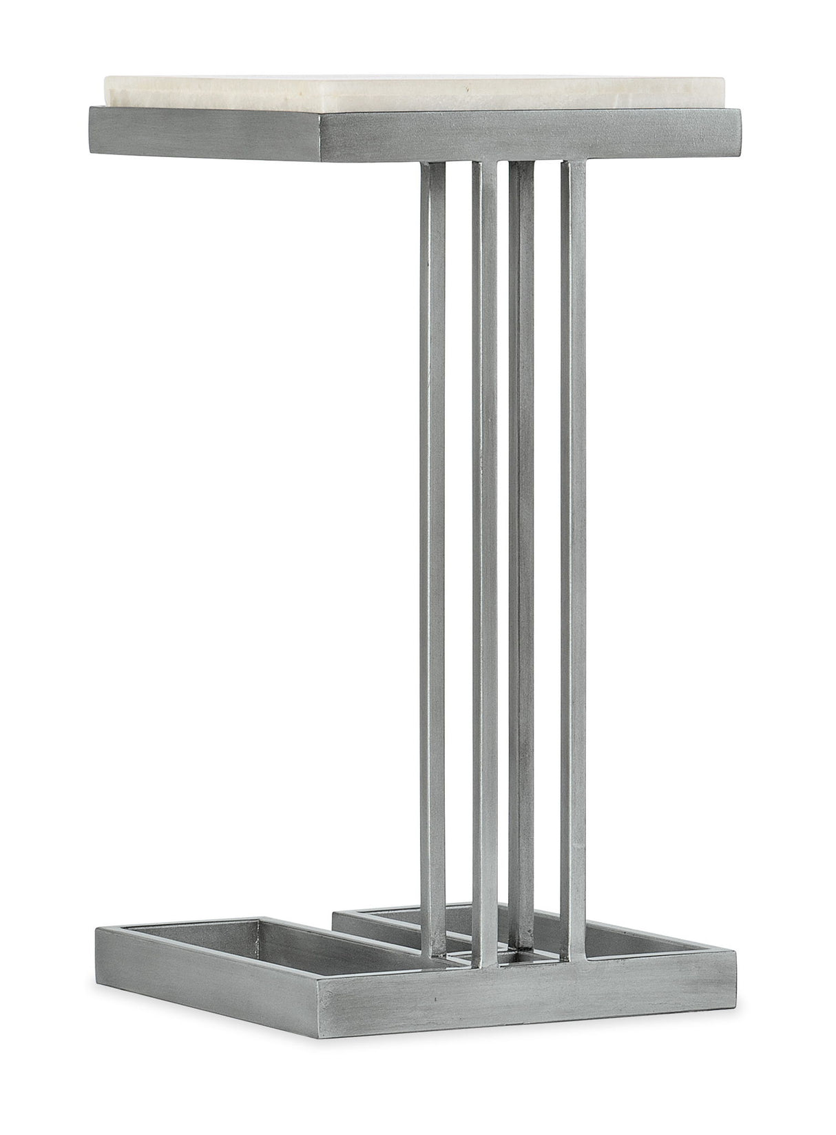 Melange - Marin Drink Table - Pearl Silver