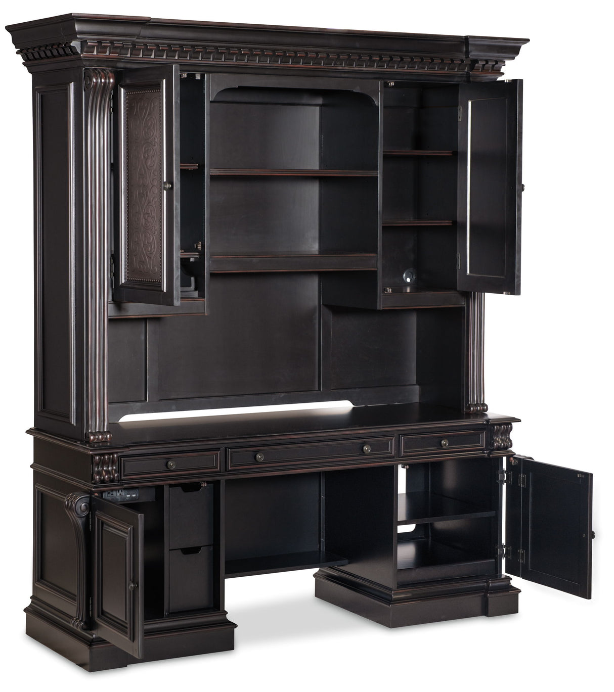 Telluride - Computer Credenza - Black