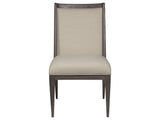 Cohesion Program - Wood Haiku Upholstered Side Chair - Dark Brown