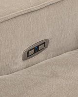 Carceri - 2-Piece Power Reclining Sectional Loveseat - Cashmere