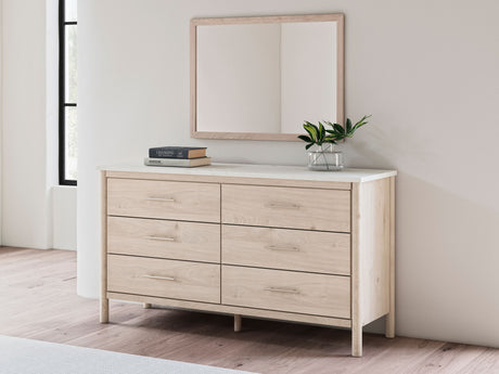 Cadmori - Bedroom Mirror - Tan