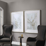 Ethos - Framed Abstract Print - Gold