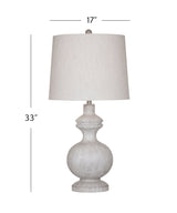 Krishina - Table Lamp - White Wash
