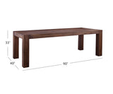 Walsh - Dining Table - Dark Brown