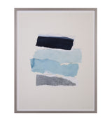 Seaside Color Study - III Framed Print - Blue