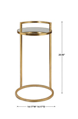 Cailin - Accent Table - Gold