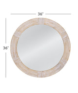 Brockton - Wall Mirror - White Wash