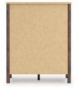 Pamytta - Five Drawer Wide Chest - Brown