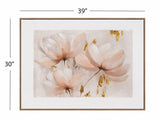 Blush Magnolia I Framed Canvas - Pink