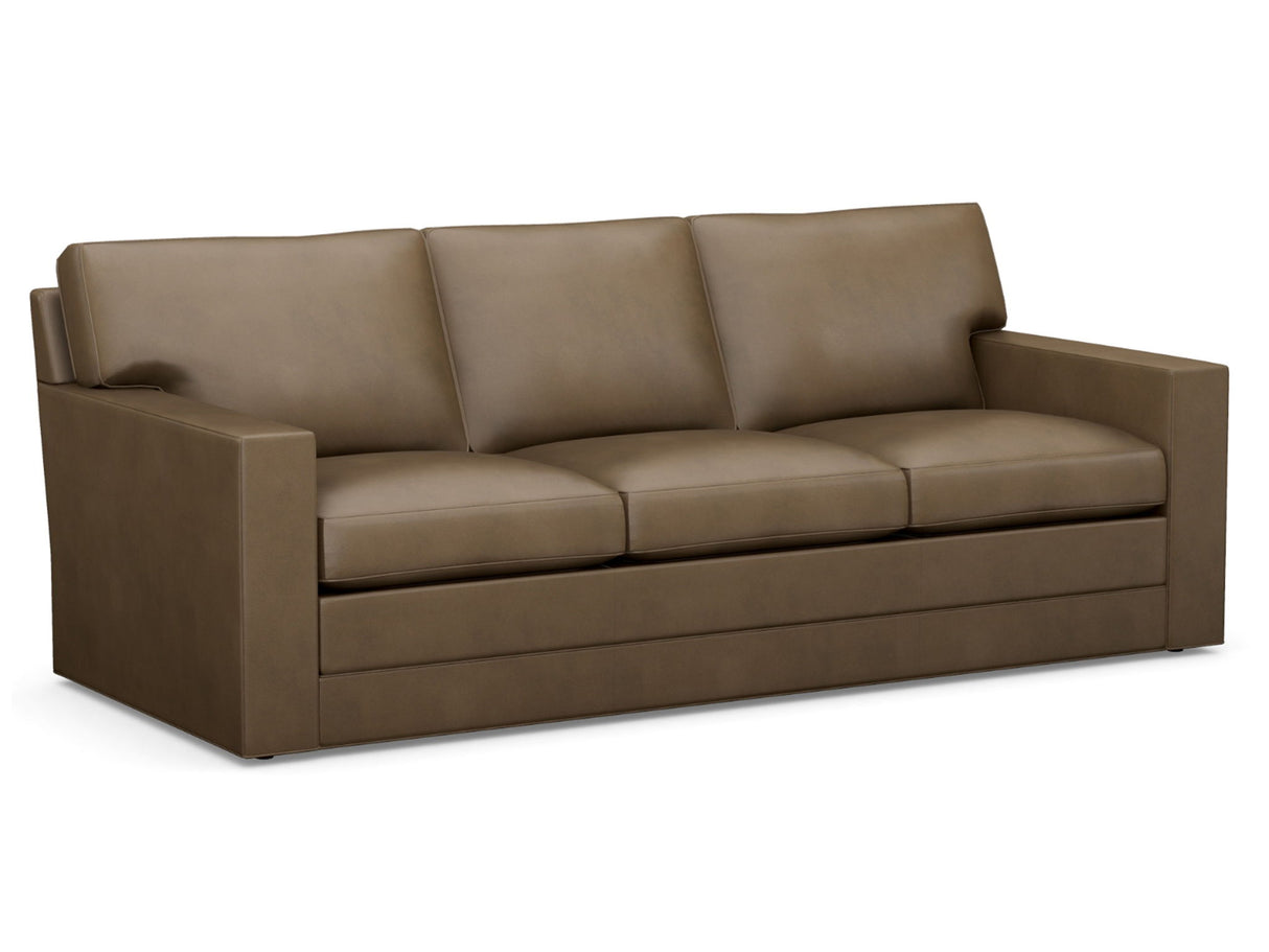 Couture Leather - Braxton Leather Sleeper Sofa - Dark Brown