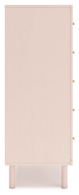 Wistenpine - Blush - Five Drawer Chest