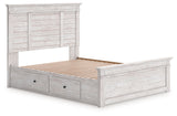 Makidern - Panel Storage Bed