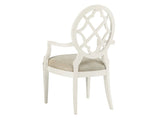 Ivory Key - Mill Creek Arm Chair - White / Beige