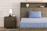 Ikidz Ocean - Blue - Mattress Twin size And Pillow Set of 2