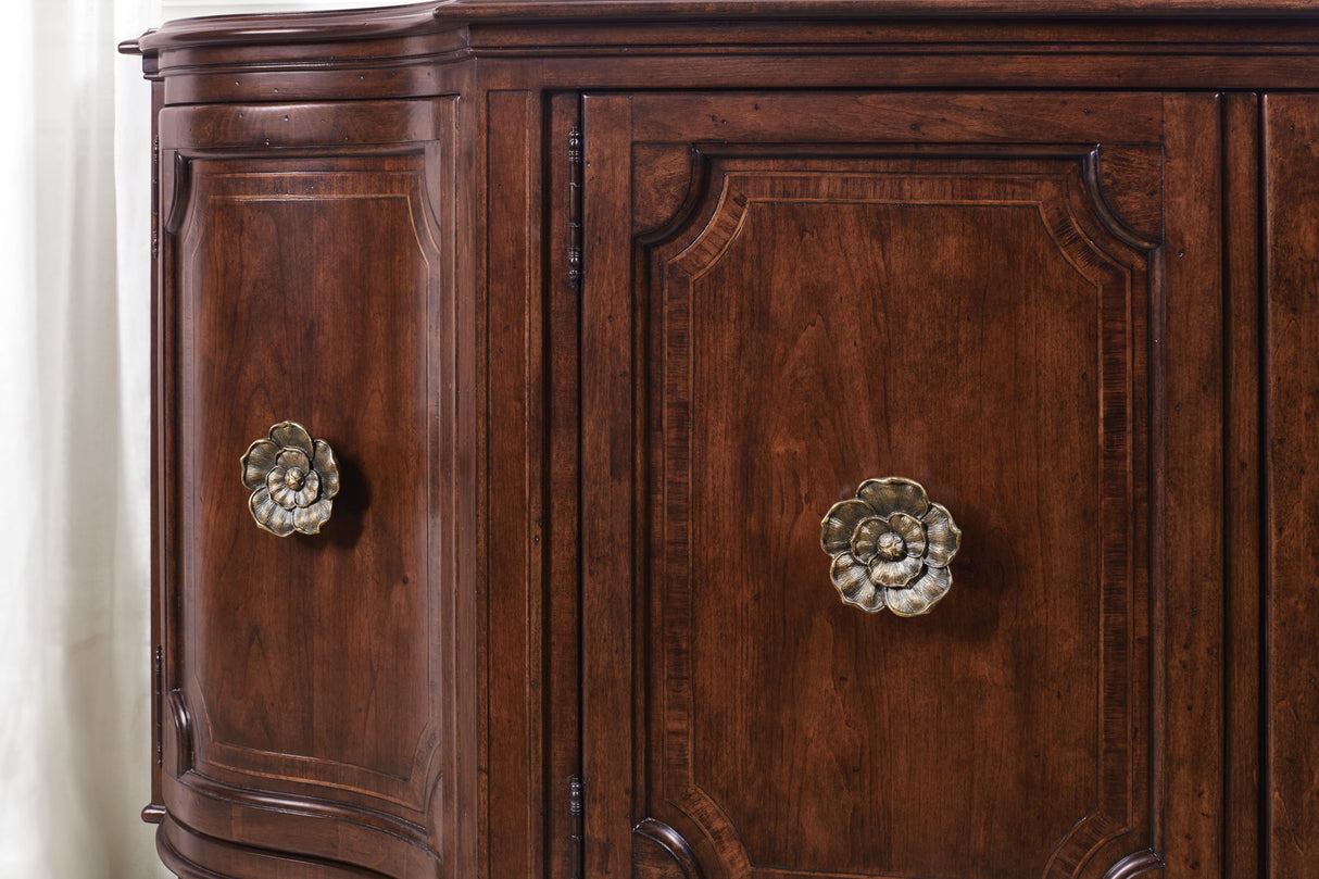 Charleston - Four-Door Buffet - Dark Brown
