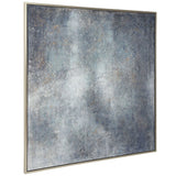Evening Sky - Hand Painted Art - Blue