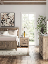 Rusticott - Two Drawer Night Stand - Brown