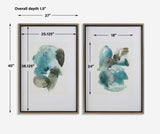 Blueprints - Watercolor Prints (Set of 2) - Light Blue