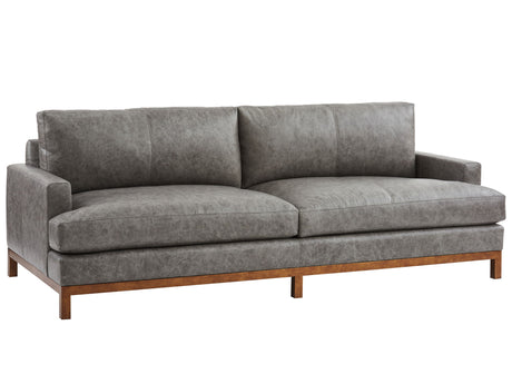 Barclay Butera Upholstery - Horizon Sofa With Light Brown Base
