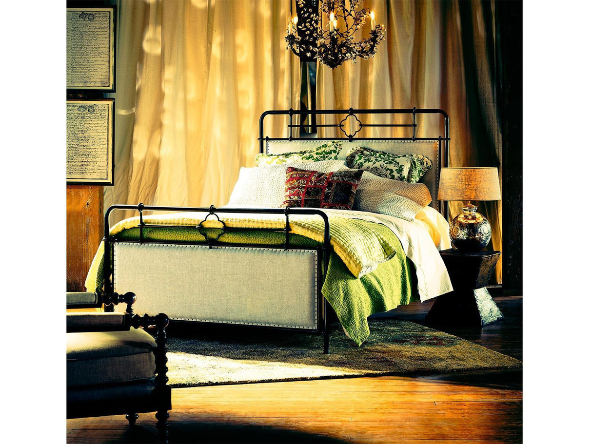 Curated - Upholstered Metal Bed